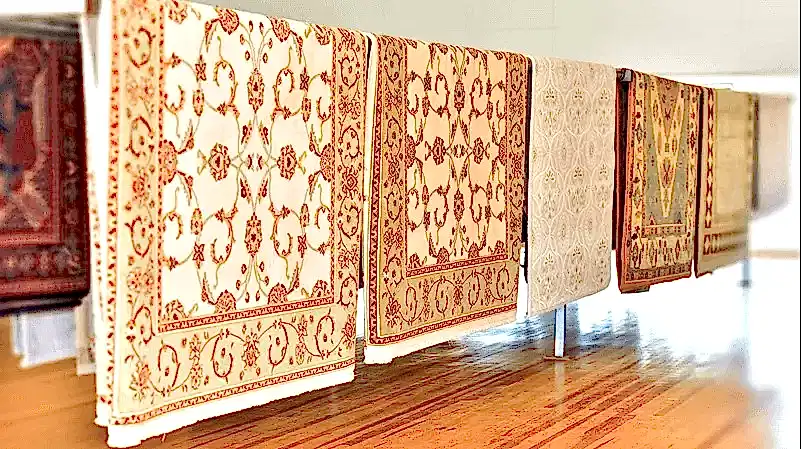 Halı yıkamacı halı asma resmi